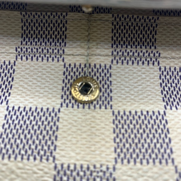 Louis Vuitton Sarah long wallet Damier Azure - Picture 9 of 10